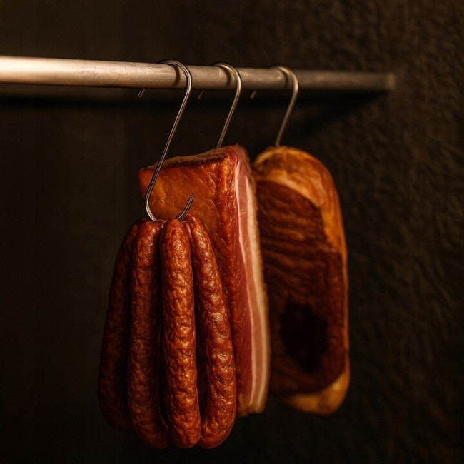 Крючки для копчення м'яса S-образна форма 15 шт Kaminer (25553)