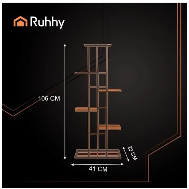 Підставка для квітів Ruhhy 26040 106см металева етажерка для кімнатних рослин