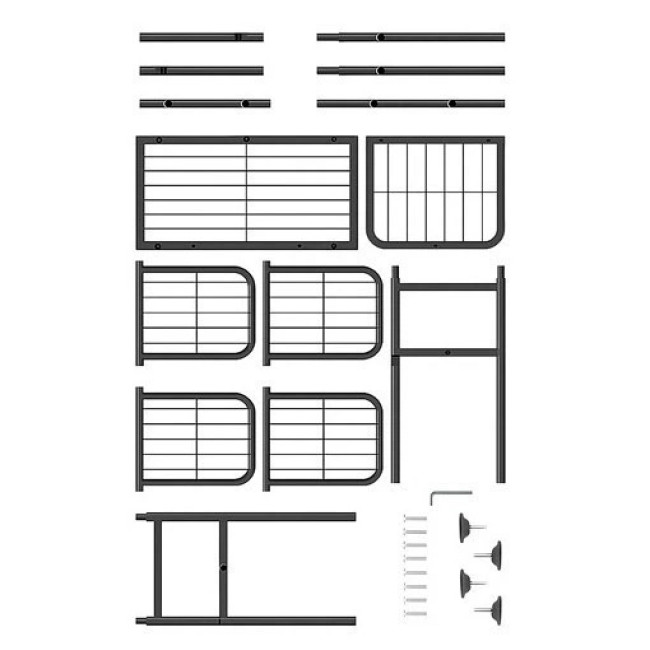 Підставка для квітів Ruhhy 26040 106см металева етажерка для кімнатних рослин
