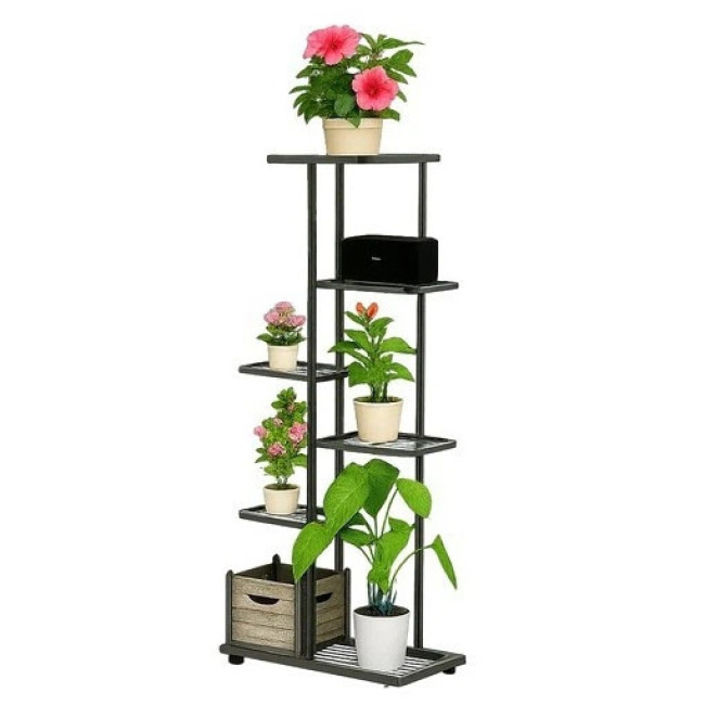 Підставка для квітів Ruhhy 26040 106см металева етажерка для кімнатних рослин