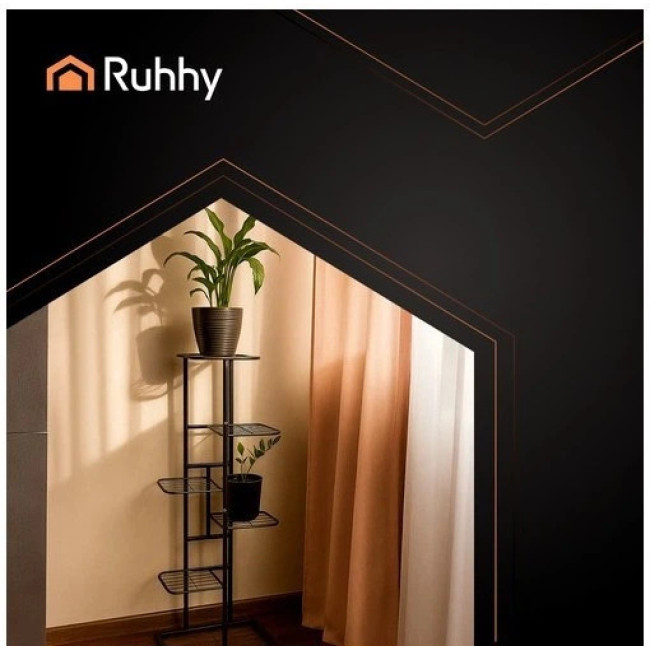 Підставка для квітів Ruhhy 26040 106см металева етажерка для кімнатних рослин