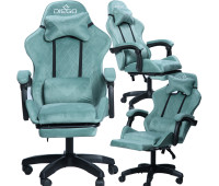 Кресло геймерское DIEGO ALCANTARA Sage green