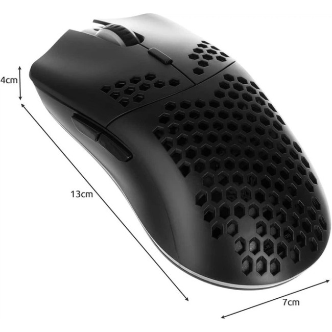 Бездротова ігрова миша Dunmoon 2400 DPI 6 програмованих кнопок RGB LED 11 режимів роботи