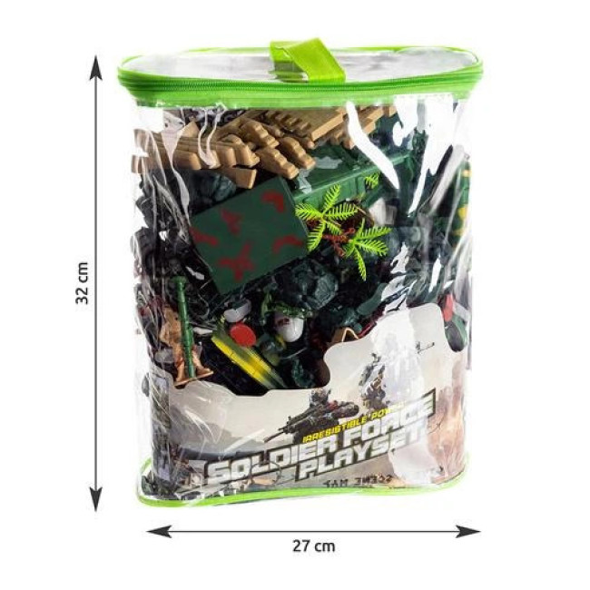 Ігровий набір військова база, 300ел. Iso Trade 26334