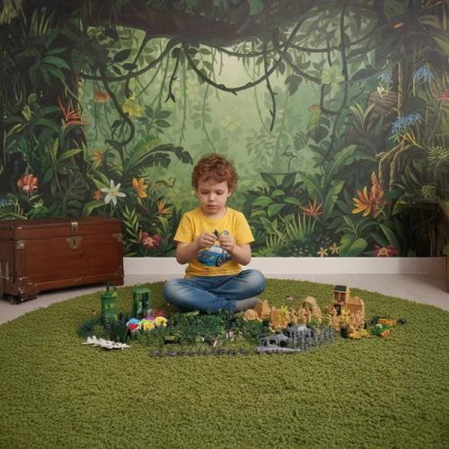 Ігровий набір військова база, 300ел. Iso Trade 26334/n