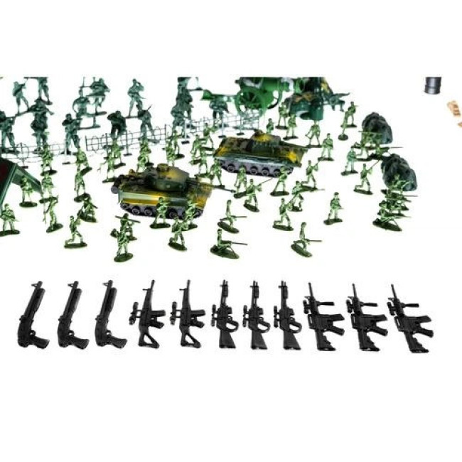 Ігровий набір військова база, 300ел. Iso Trade 26334/n