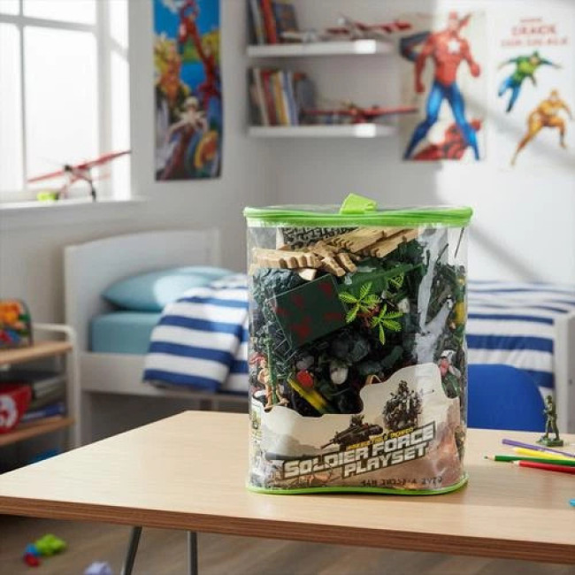 Ігровий набір військова база, 300ел. Iso Trade 26334/n