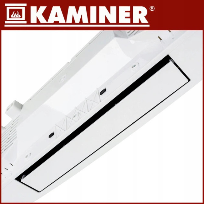 Теплова повітряна завіса Kaminer AIRO 2000 Вт LED дисплей WiFi + Пульт ДУ Білий (26389)