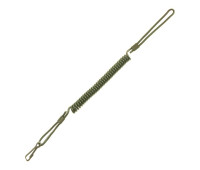 Тренчик-карабін Mil-Tec, шнур страховочний пружина Олива