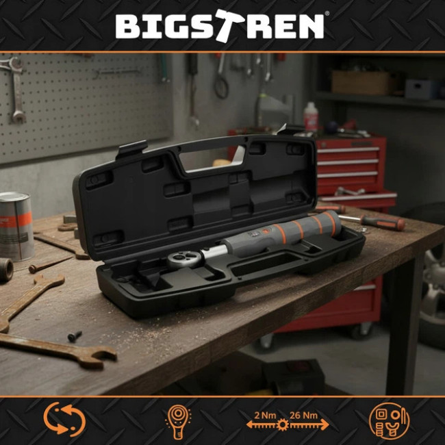 Професійний динамометрічний ключ Bigstren Cr-Mo 1/4