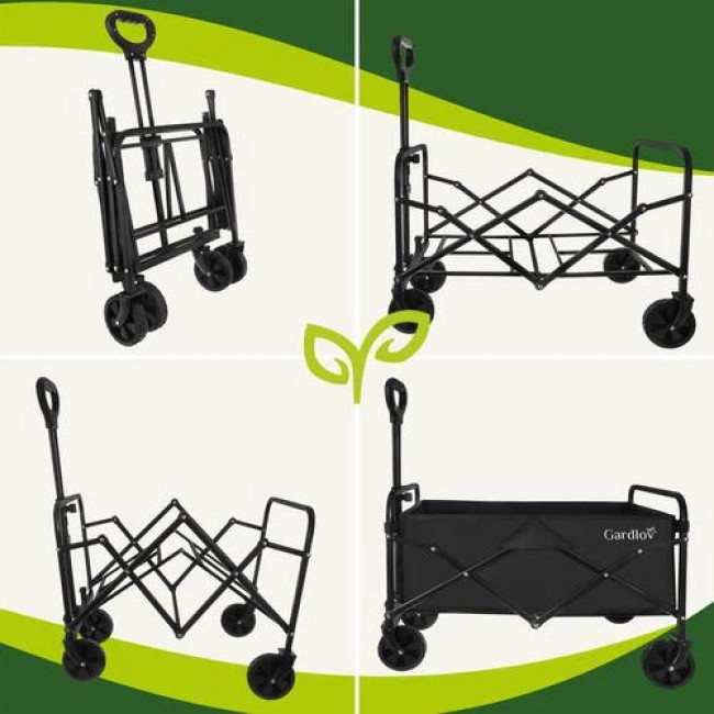 Садовая тележка складная 90L 100 кг 69?45?49 см Gardlov 27542