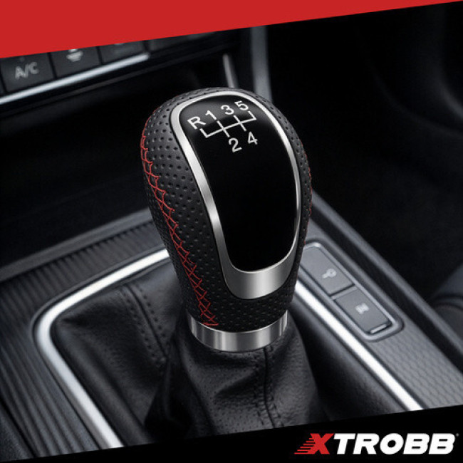 Ручка перегКлючення ПереКлючєния передач універсальна Xtrobb механічна 5/6 ПереКлючєнии, КЗЖзовий з КЗЖзною прострочкою (27416)