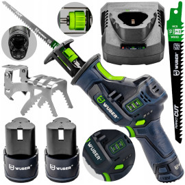 Аккумуляторная сабельная пила 12В 2Ач Wuber (Польша)