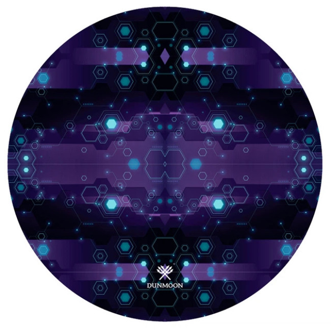 Защитный коврик под игровое кресло Dunmoon круглый 4 мм 120 x 120 см водонепроницаемый, износостойкий полиэстер (25956)