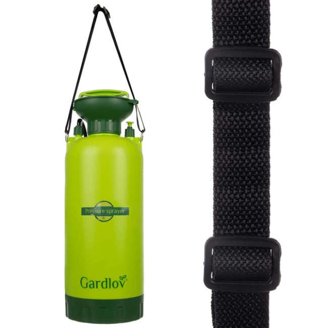 Опрыскиватель садовий ручний помповий Gardlov 8 л лінна штанга + шланг 150 см (25430)