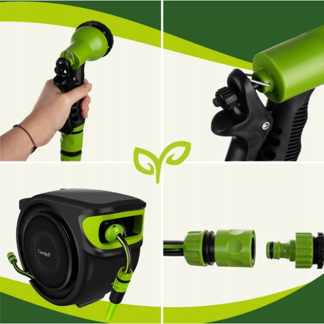 Шланг для поливу на автоматичній котушці Gardlov 1/2