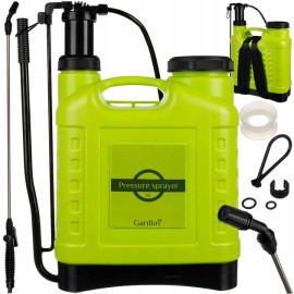 Обприскувач садовий помповий ранецьовий Gardlov 16 л великий радіус, штанга + шланг 170 см (25569)