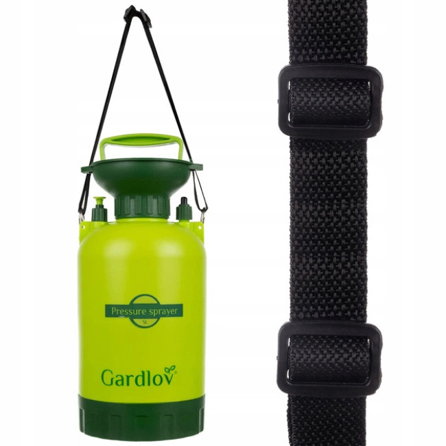 Садовий обприскувач ручний помповий Gardlov 5 л довга штанга + шланг 150 см