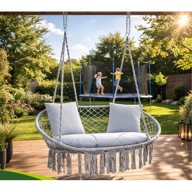 Двомісне підвісне крісло «Гніздо лелеки» Gardlov 27378/n