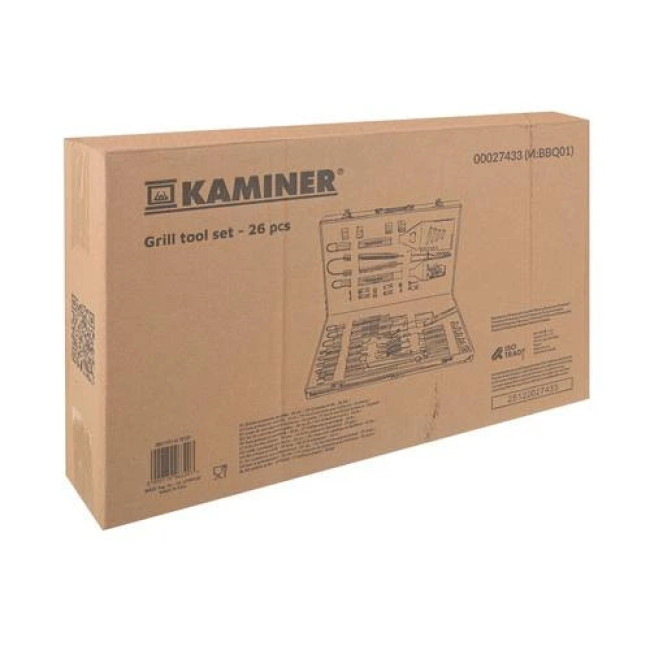 Набір інструментів для гриля, 26 шт. Kaminer 27433/n
