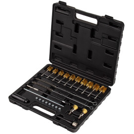 Набір для чищення гнізд форсунок и не тільки 24 елемента з кейсом Mar-Pol (M06040)