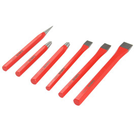 Набор пуансонов, фрез и пробойников, 12 шт., в футляре Mar-Pol (M22365)