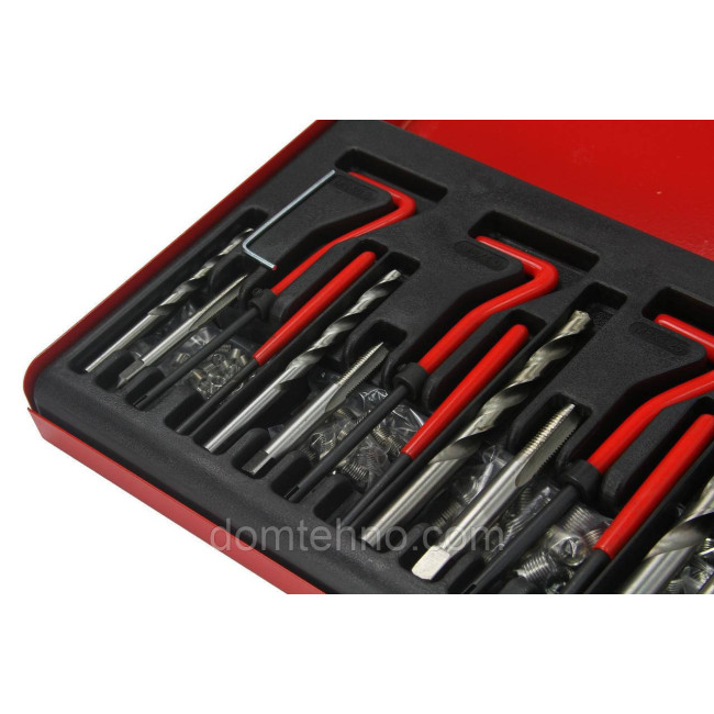 Набор инструментов для ремонта резьбы M5-M12 131шт Mar-pol M55882