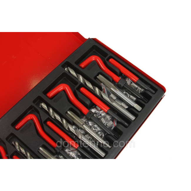 Набор инструментов для ремонта резьбы M5-M12 131шт Mar-pol M55882