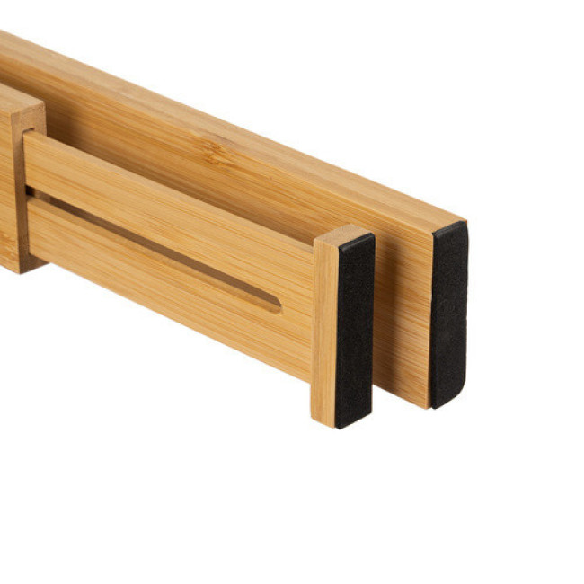 Органайзер для ящіктервир, регульований Ruhhy 25633, бамбуковий розділювач, 4 шт