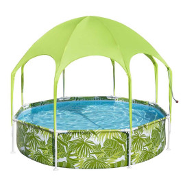 Басейн каркасний 244х51 з навісом Bestway 56432/n
