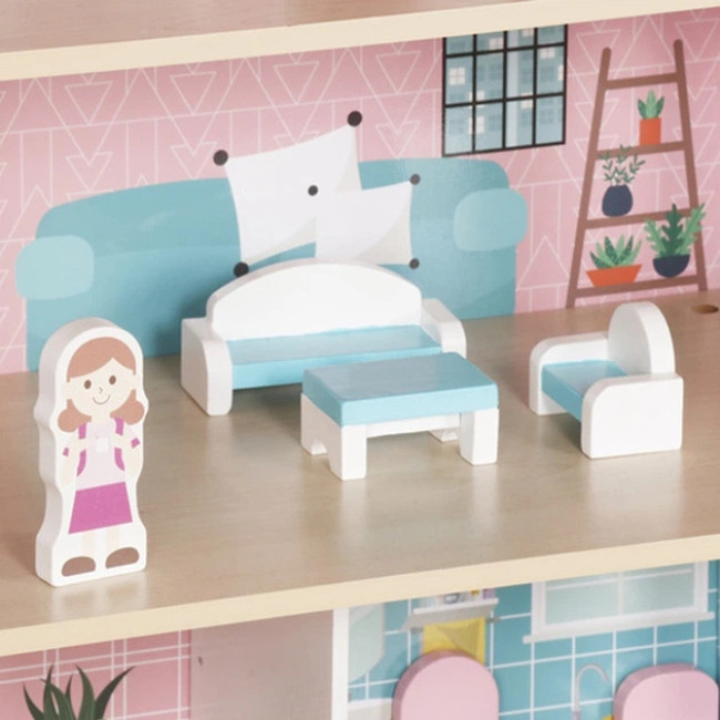 Деревянный кукольный домик Kruzzel 26364