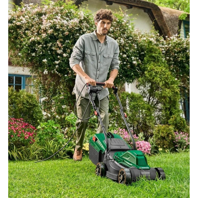 Электрическая газонокосилка Parkside Модель 2025 1200 Вт 30 см 3500 об/мин