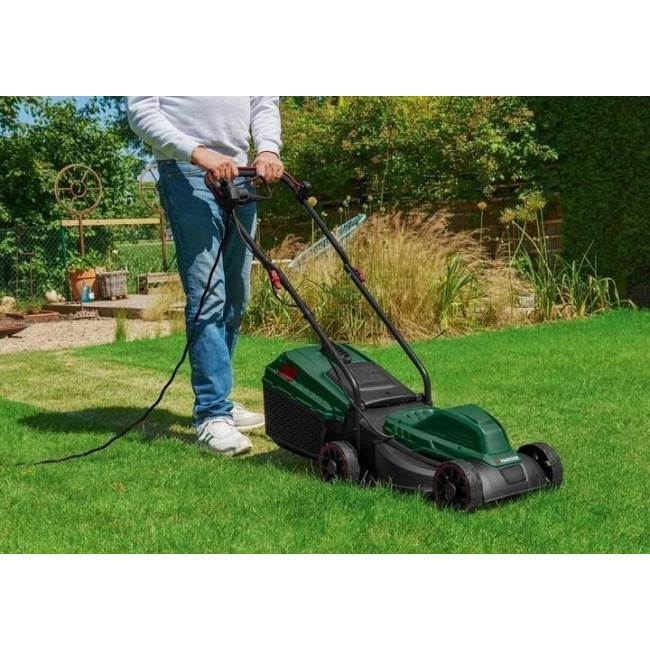 Электрическая газонокосилка Parkside Модель 2025 1200 Вт 30 см 3500 об/мин