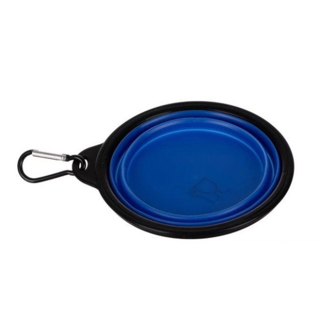 Миска для воды непроливайка для кошек и собак Purlov 1500 мл + туристическая складная миска 350 мл (24342)