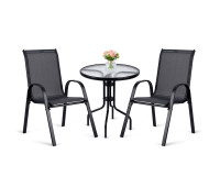 Комплект садової меблі Hanert City Garden – стіл та 2 стільці