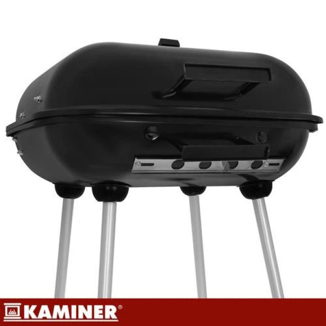 Садовий гриль з кришкою Kaminer 27321