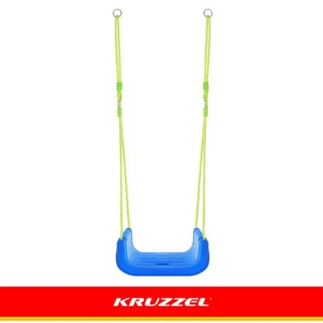 Дитяча гойдалка 3в1 зелено-блакитна Kruzzel 27358/n