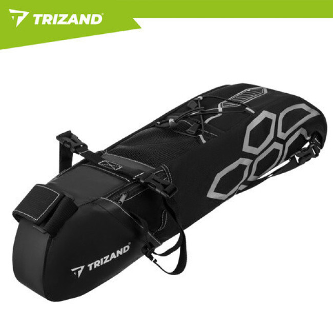 Сумка велосипедна бокова Trizand 27353, 12L, водонепроникна, під сідло