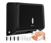 Диспенсер для паперових рушників чорний Ruhhy 27714/n