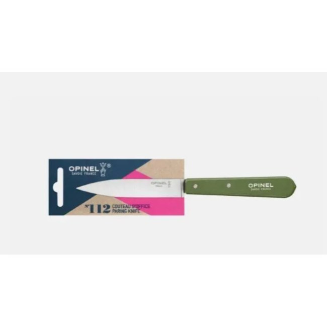 Кухонний ніж Opinel Paring Хакі 112 95мм, граб 003118