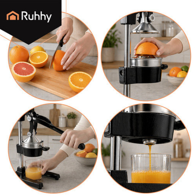 Соковыжималка ручная Ruhhy 27728, 40 см, для цитрусовых и гранатов