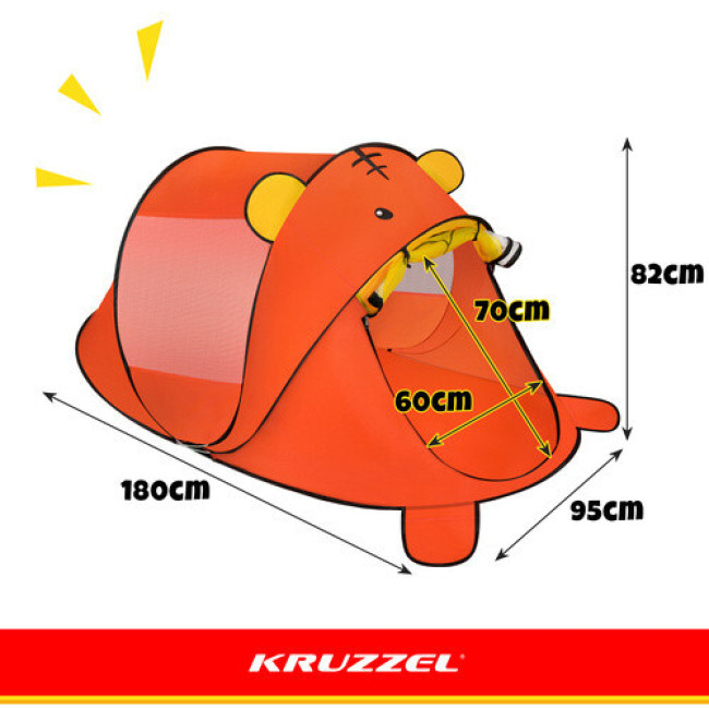 Детская пляжная палатка Kruzzel 27666 - Мишка