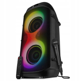 Акустическая система SVEN PS-850 Black (100Вт, TWS, bluetooth, NFC, подсветка, караоке,FM ) + микрофон