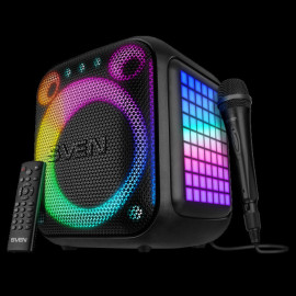 Акустическая система, аудиоколонка Sven PS-880 110Вт RGB Bluetooth и микрофон