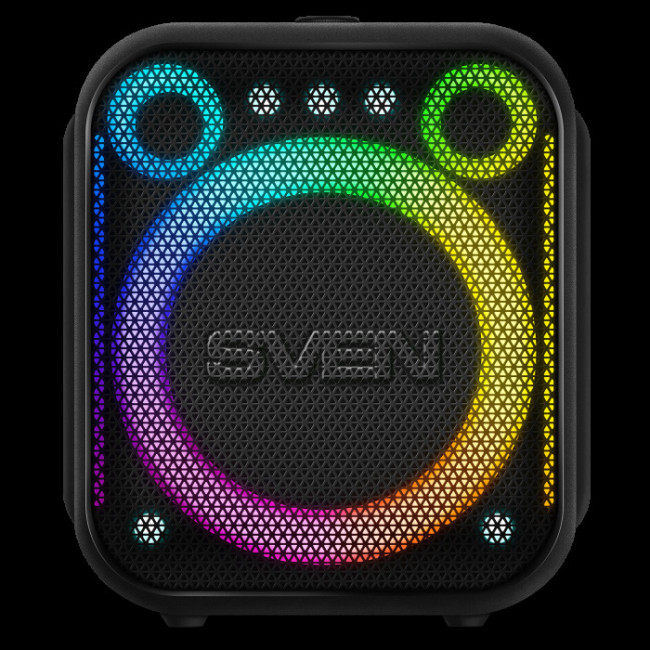 Акустическая система, аудиоколонка Sven PS-880 110Вт RGB Bluetooth и микрофон
