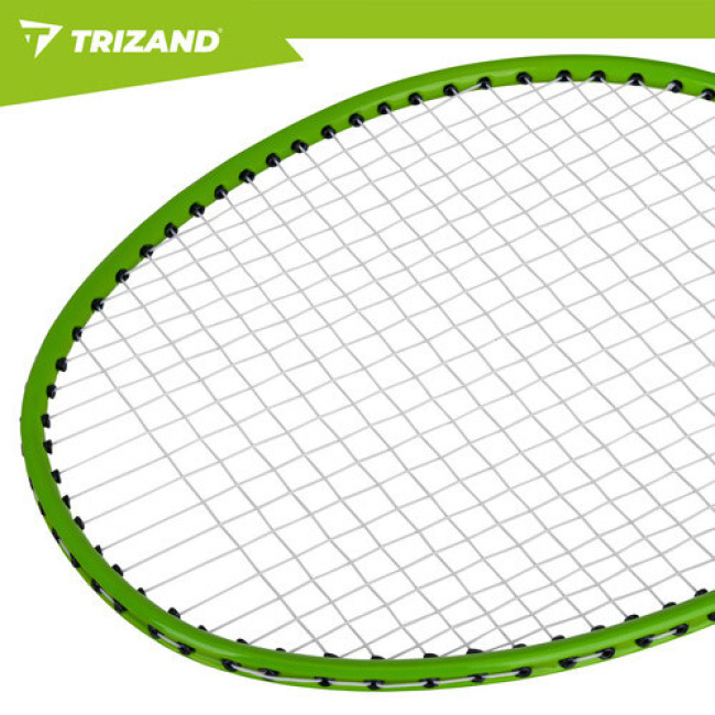 Набор для бадминтона Trizand 27681, 8 предметов, 4 ракетки, 3 волана, чехол