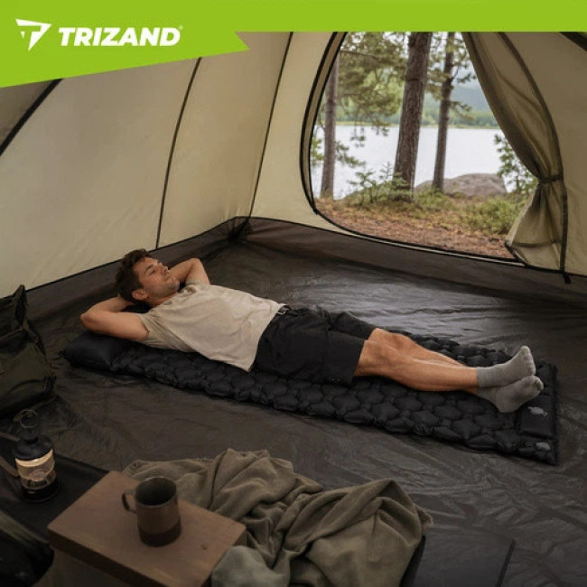 Самонадувний туристичний матрац Trizand 190х60 см + чохол (27682)