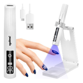 UV лампа для ногтей Soulima 27771 - 3 Вт, LCD, USB-C, портативная MINI