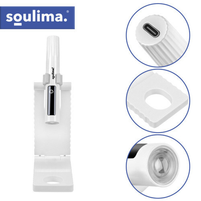 УФ лампа для нігтів Soulima 27771 - 3 Вт, LCD, USB-C, портативний MINI