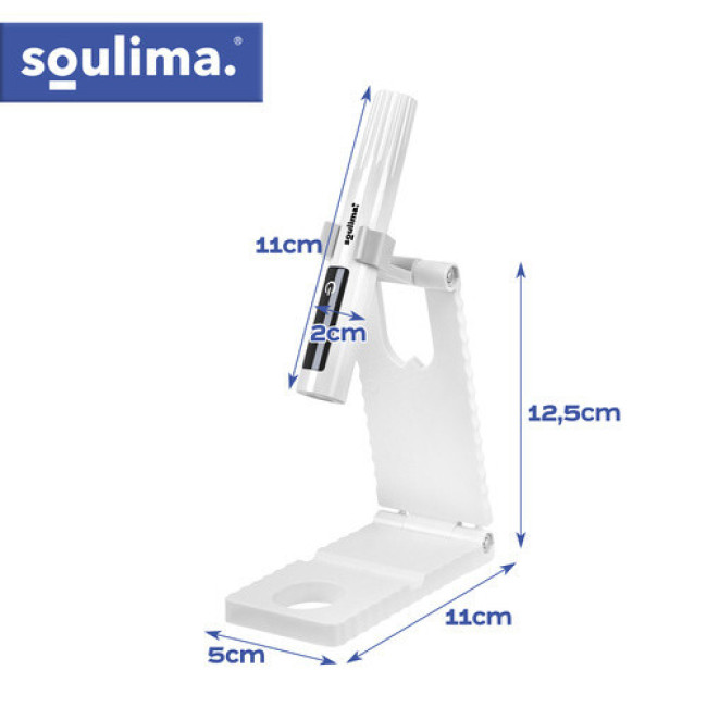 УФ лампа для нігтів Soulima 27771 - 3 Вт, LCD, USB-C, портативний MINI